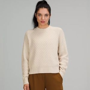 Texture Play Crew Sweater